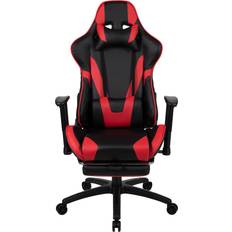 Red leather office chairs Flash Furniture X30 Gaming Chair - Black/Red