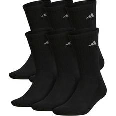 Blue - Men Socks Adidas Athletic Cushioned Crew Socks 6-pack Men