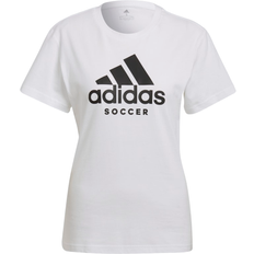 Adidas Soccer Logo T-shirt Women - White