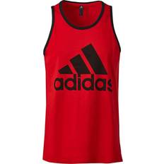 Adidas Red Tank Tops adidas Badge of Sport Classic Tank Top - Scarlet/Black