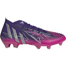 Adidas Predator Soccer Shoes Adidas Predator Edge.1 FG - Team Colleg Purple/Silver Metallic/Team Shock Pink