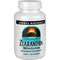 Lutein and zeaxanthin supplements Source Naturals Zeaxanthin with Lutein 10 mg 120 Capsules