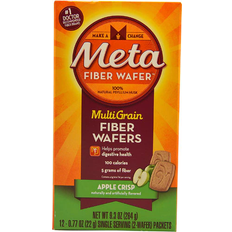 Metamucil Metamucil Meta MultiGrain Fiber Wafers Apple Crisp 12 Packets