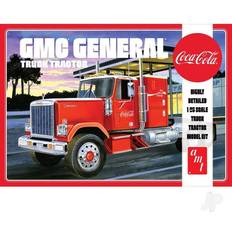 Tractors Amt 1:25 1976 GMC General Semi Tractor Coca-Cola AMT1179