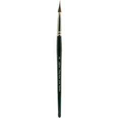 Green Painting Accessories Silver Brush Limited Ruby Satin Series Synthetic Brushes Short Handle medium pointed triangle 2515S