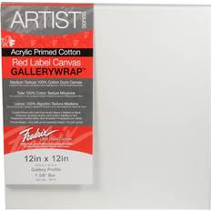 Red Scrapbooking Fredrix Profile Cotton Canvas 12'' x 12'' Gallerywrap