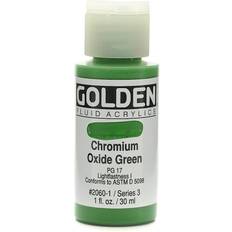Golden Gul Akrylmaling Golden Golden Fluid Acrylics 30 ml 2060 Chromium Oxide Green