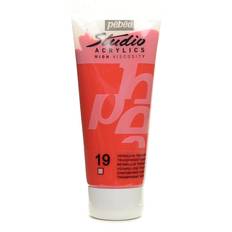 Transparent Peintures Pebeo Studio Acrylic Paint transparent vermilion 100 ml