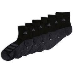 Adidas Cushioned Angle Stripe Quarter Socks 6-pack Kids - Black