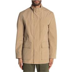 Brown - Men Rain Jackets & Rain Coats Cole Haan Field Rain Jacket - Khaki