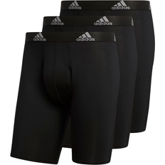 Adidas Men Men's Underwear adidas Performance Long Boxer Briefs 3-pack - Black