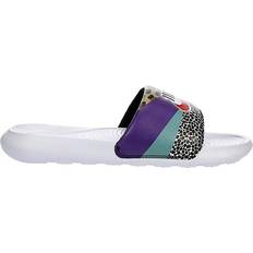 Mujer - Multicolor Sandalias Nike Victori One - White/Habanero Red/Black/Electro Purple