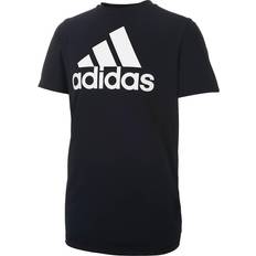 Black T-shirts Children's Clothing Adidas Kid's Climalite Badge of Sport Tee - Black (CM5174)