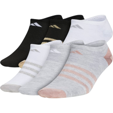 Adidas Girls Underwear Children's Clothing adidas Superlite No-Show Socks 6-pack - Cool Light Heather/White/Black Shiny Nylon