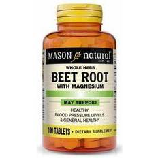 Vitamins & Supplements Mason Natural Beet Root with Magnesium 100 pcs