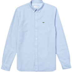 Lacoste Shirts Lacoste Regular Fit Cotton Oxford Shirt - Light Blue