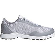 Wide Fit - Women Golf Shoes adidas Alphaflex Sport Spikeless Golf W - Cloud White/Glory Grey/Silver Metallic