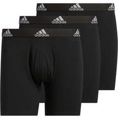 Adidas Men's Underwear adidas Stretch Cotton Boxer Briefs 3-pack - Black