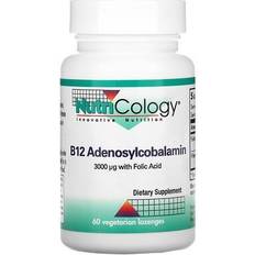 Adenosylcobalamin NutriCology B12 Adenosylcobalamin Vegetarian Lozenges 3000 mcg 60 Lozenges