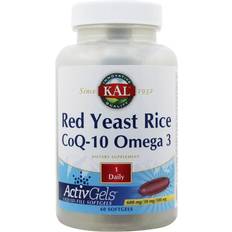 Fatty Acids Kal Red Yeast Rice CoQ-10 Omega 3 60 Softgels 60 pcs