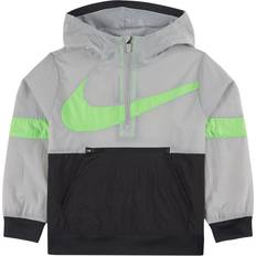 Jackets Crossover Basketball Jacket Kids - Light Smoke Grey/Black/Green Strike/Green Strike