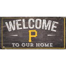 Fan Creations Pittsburgh Pirates Welcome to Our Home Sign Board