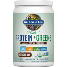 Vitamins & Supplements Garden of Life Organic Protein + Greens Chocolate 550g