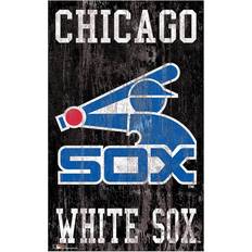 Fan Creations Chicago White Sox Heritage Distressed Logo Sign Board