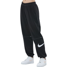 Nike Pantaloni Con Polsino Swoosh Nero Donna