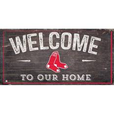 Fan Creations Boston Red Sox Welcome to Our Home Sign Board