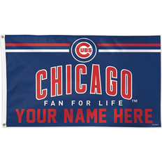 WinCraft Chicago Cubs One-Sided Deluxe Personalized Flag