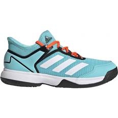 Mesh Racket Sport Shoes Children's Shoes adidas Kid's Ubersonic 4 - Pulse Aqua/Cloud White/Core Black