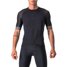 Castelli entrata Castelli Entrata VI Short Sleeve Jersey Men - Light Black/Light Steel Blue/Pop Orange