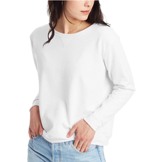 Hanes Women's Comfortsoft Ecosmart Crewneck Sweatshirt - White
