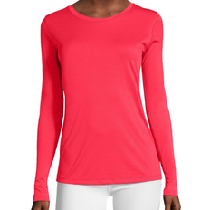 Hanes Sport Cool Dri Performance Long-Sleeve T-shirt Women - Razzle Pink