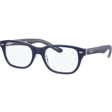 Ray-Ban RB1555 KIDS Azul sobre transparente Montura Transparente Lentes polarizados 48-16