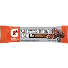 Gatorade Recover Whey Protein Bar Chocolate Chip 2.8 oz Each Pack of 12