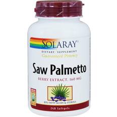 Solaray Guaranteed Potency Saw Palmetto Berry Extract 160 mg. 240 Softgels