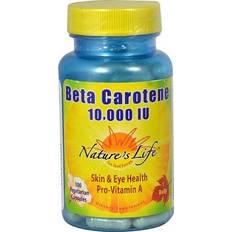 Nature's Life Beta Carotene 3000 mcg 100 Vegetarian Capsules 100 pcs