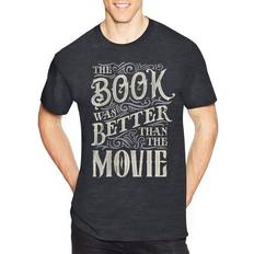 Better than the movie Hanes Graphic T-shirt - The Book Was Better Than The Movie/Slate Heather