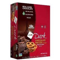 NuGo Nutrition Dark Chocolate Pretzel with Sea Salt 50g 12 pcs