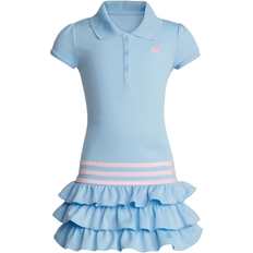 Adidas Girl's Polo Dress - Clear Sky (FZ9608)