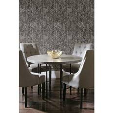 Wallpapers RoomMates Black Ornate Ogee Peel and Stick Wallpaper