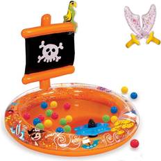 Banzai Ball Pit Banzai Pirate Sparkle Play Center Inflatable Ball Pit -Includes 20 Balls