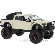 Pickup truck Motormax 2017 Ford F-150 Raptor Off-Road Pickup Truck Cream 1/27 Diecast Model Car