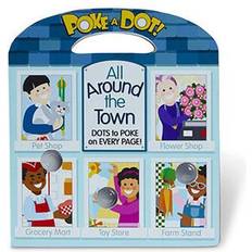 Melissa & Doug Play Set Melissa & Doug Childrenâ€ s Book â€“ Poke-a-Dot: All Around Our Town