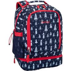 Chest Strap School Bags Bentgo Kids Prints 2-in-1 Backpack - Space Rockets