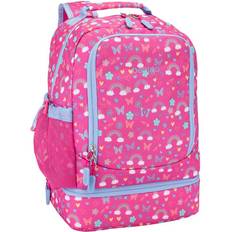 Chest Strap School Bags Bentgo Kids Prints 2-in-1 Backpack - Rainbows and Butterflies