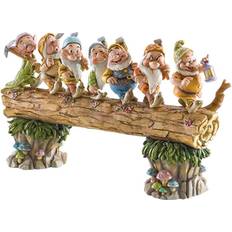 Disney jim shore Disney Jim Shore Seven Dwarfs Log Figure Brown/Green/Blue One-Size