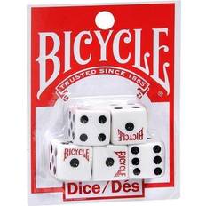 Bicycle Dice Plastic Black/White